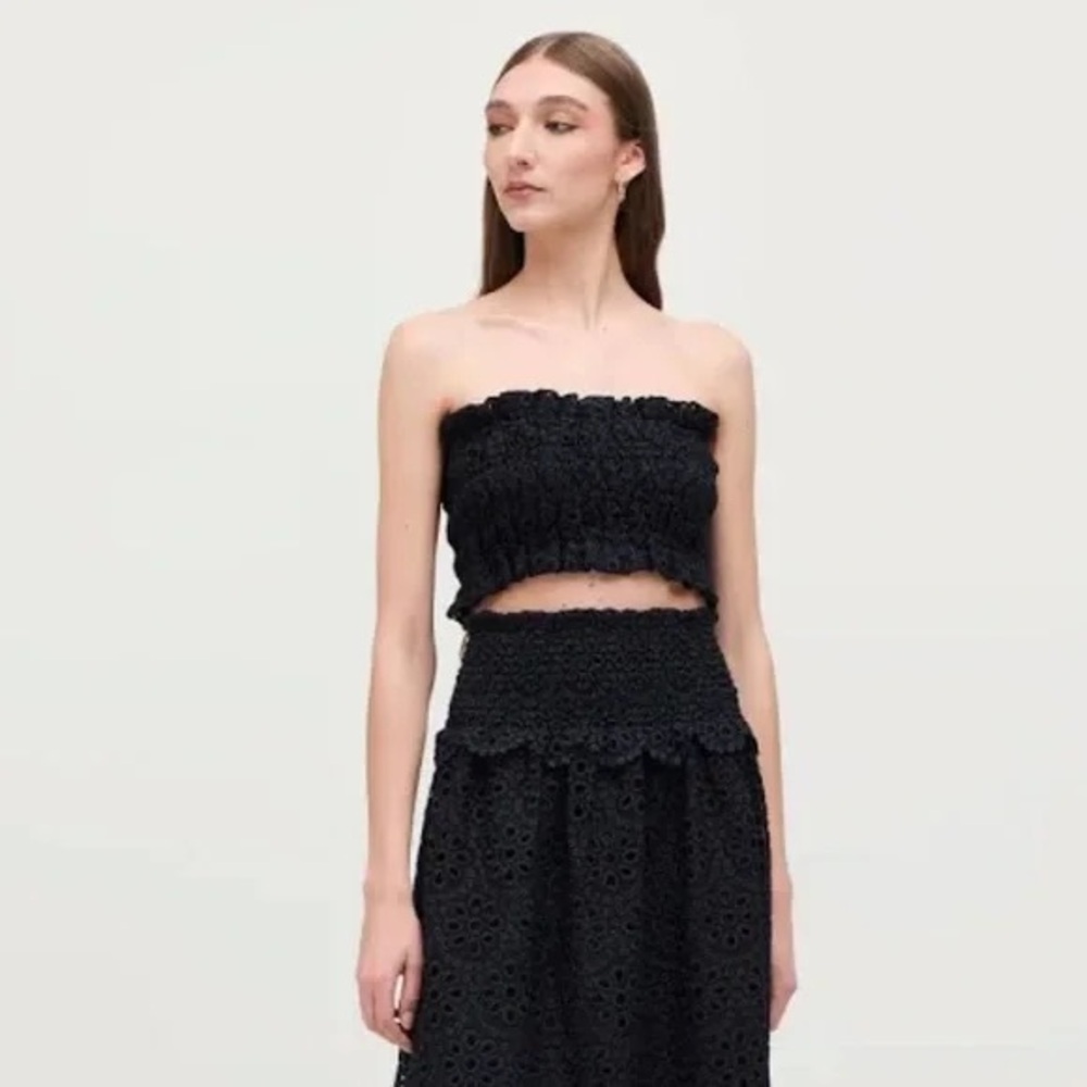 Hill House June Nap Top Scallop Lace